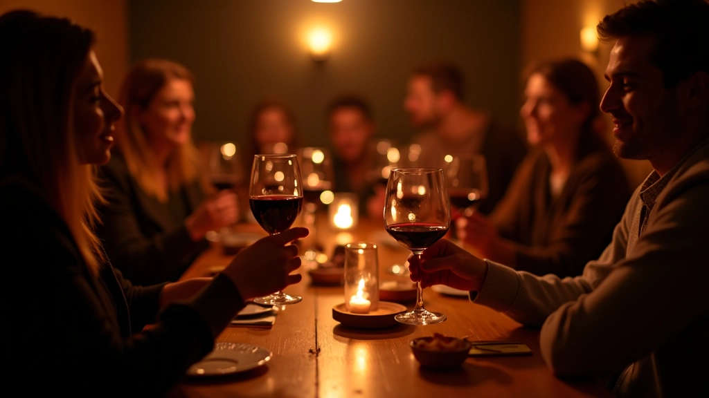 Wine and mead tasting evening in Vilnius with glasses and bottles